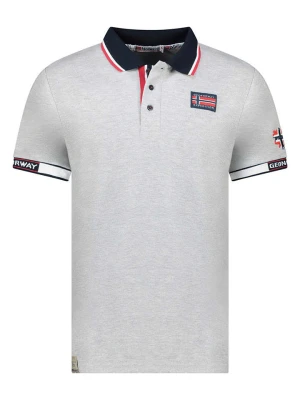 Geographical Norway Koszulka polo "Kauge" w kolorze szarym rozmiar: L