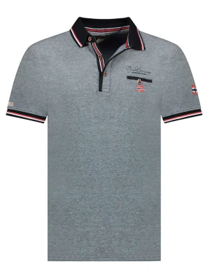 Geographical Norway Koszulka polo "Kblended" w kolorze szarym rozmiar: M