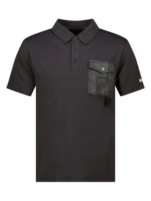 Geographical Norway Koszulka polo "Kelmon" w kolorze czarnym rozmiar: XL
