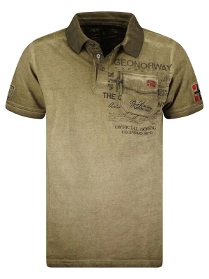 Geographical Norway Koszulka polo "Keony" w kolorze khaki rozmiar: 128