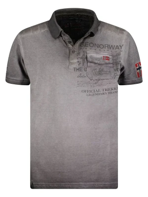 Geographical Norway Koszulka polo "Keony" w kolorze szarym rozmiar: 128
