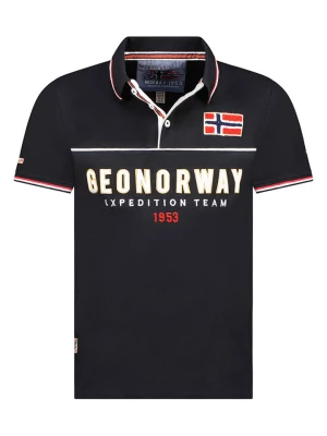 Geographical Norway Koszulka polo "Kerato" w kolorze czarnym rozmiar: M