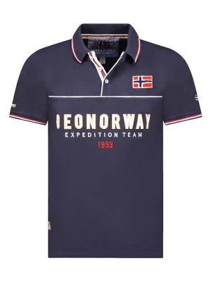 Geographical Norway Koszulka polo "Kerato" w kolorze granatowym rozmiar: M