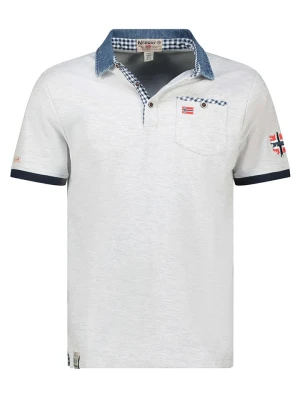 Geographical Norway Koszulka polo "Kerwin" w kolorze jasnoszarym rozmiar: S