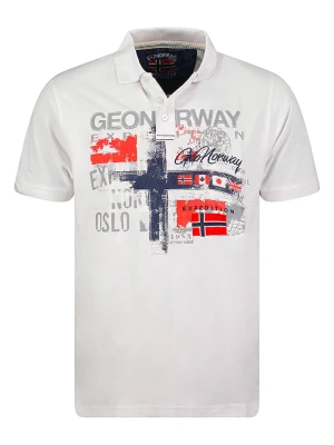 Geographical Norway Koszulka polo "Ketchup" w kolorze białym rozmiar: 116