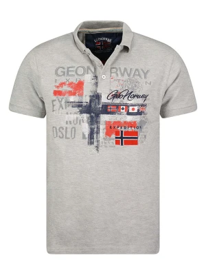 Geographical Norway Koszulka polo "Ketchup" w kolorze jasnoszarym rozmiar: 152
