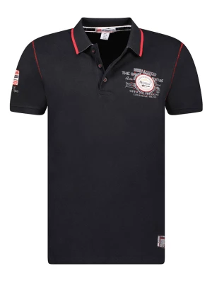 Geographical Norway Koszulka polo "Kilsvik" w kolorze czarnym rozmiar: S