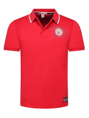 Geographical Norway Koszulka polo "Kilsvik" w kolorze czerwonym rozmiar: M