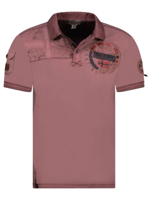 Geographical Norway Koszulka polo "Kinflat" w kolorze bordowym rozmiar: M