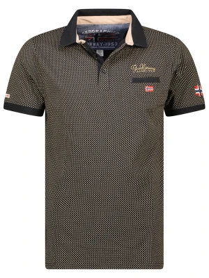 Geographical Norway Koszulka polo "Kingdom" w kolorze czarnym rozmiar: S