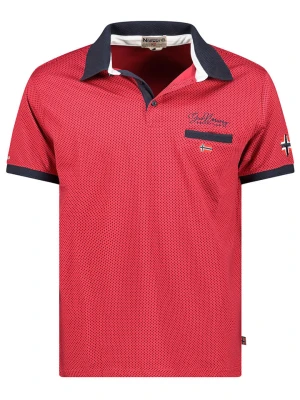 Geographical Norway Koszulka polo "Kingdom" w kolorze czerwonym rozmiar: S