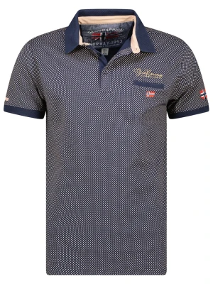 Geographical Norway Koszulka polo "Kingdom" w kolorze granatowym rozmiar: M