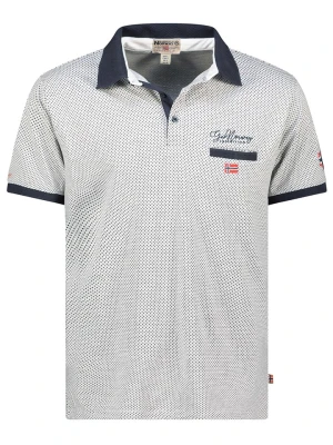 Geographical Norway Koszulka polo "Kingdom" w kolorze szarym rozmiar: S