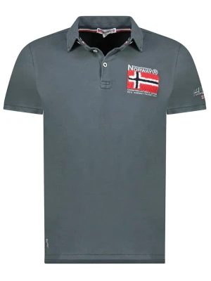 Geographical Norway Koszulka polo "Kinvite" w kolorze antracytowym rozmiar: S