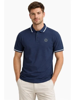 Geographical Norway Koszulka polo "Klerio" w kolorze granatowym rozmiar: S