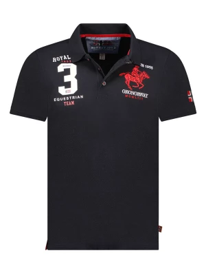 Geographical Norway Koszulka polo "Klub" w kolorze czarnym rozmiar: L