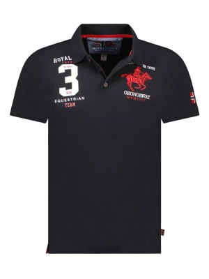 Geographical Norway Koszulka polo "Klub" w kolorze czarnym rozmiar: XXL