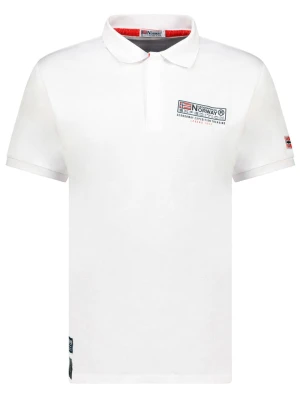 Geographical Norway Koszulka polo "Koffroy" w kolorze białym rozmiar: L