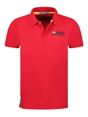 Geographical Norway Koszulka polo "Koffroy" w kolorze czerwonym rozmiar: S