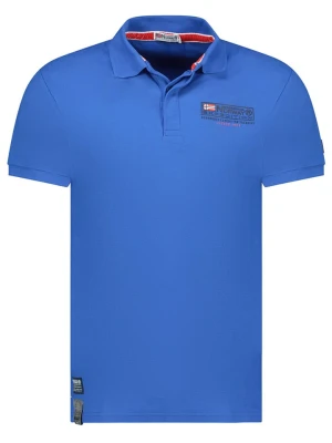 Geographical Norway Koszulka polo "Koffroy" w kolorze niebieskim rozmiar: XL