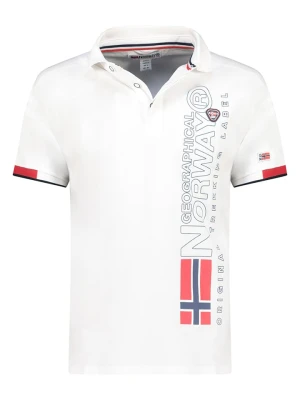 Geographical Norway Koszulka polo "Kogo" w kolorze białym rozmiar: XXL