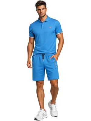 Geographical Norway Koszulka polo "Koliar" w kolorze niebieskim rozmiar: S