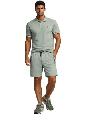 Geographical Norway Koszulka polo "Koliar" w kolorze zielonym rozmiar: M