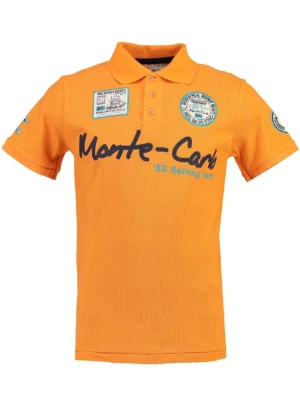 Geographical Norway Koszulka polo "Komen" w kolorze pomarańczowym rozmiar: 164