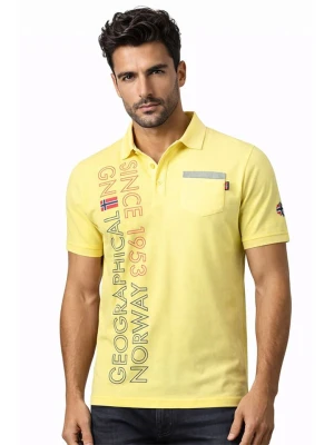 Geographical Norway Koszulka polo "Konakri" w kolorze żółtym rozmiar: L