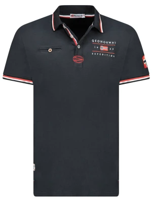 Geographical Norway Koszulka polo "Konbustyble" w kolorze czarnym rozmiar: M