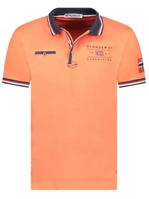 Geographical Norway Koszulka polo "Konbustyble" w kolorze pomarańczowym rozmiar: S