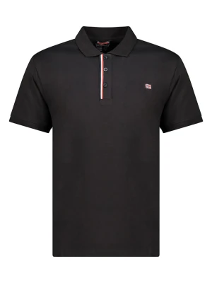 Geographical Norway Koszulka polo "Krown" w kolorze czarnym rozmiar: L