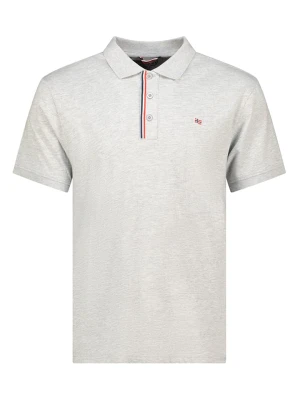 Geographical Norway Koszulka polo "Krown" w kolorze szarym rozmiar: L