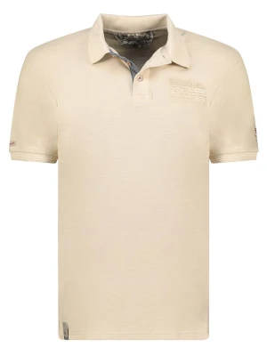 Geographical Norway Koszulka polo "Kslub" w kolorze beżowym rozmiar: XXL