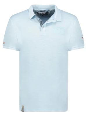 Geographical Norway Koszulka polo "Kslub" w kolorze błękitnym rozmiar: S