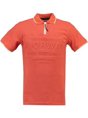 Geographical Norway Koszulka polo "Kupply" w kolorze koralowym rozmiar: 152