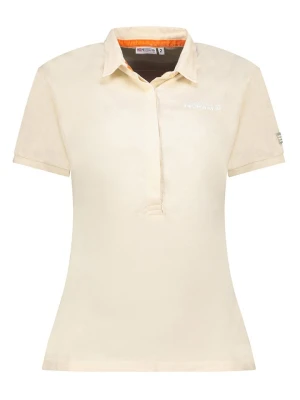 Geographical Norway Koszulka polo w kolorze beżowym rozmiar: S
