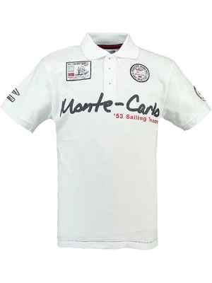 Geographical Norway Koszulka polo w kolorze białym rozmiar: 176