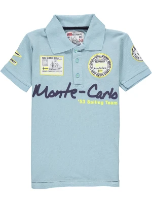 Geographical Norway Koszulka polo w kolorze błękitnym rozmiar: 140