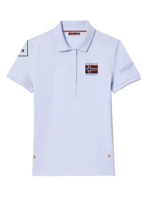 Geographical Norway Koszulka polo w kolorze błękitnym rozmiar: S