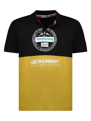 Geographical Norway Koszulka polo w kolorze czarno-żółtym rozmiar: L