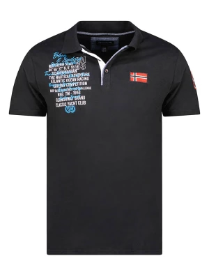 Geographical Norway Koszulka polo w kolorze czarnym rozmiar: L