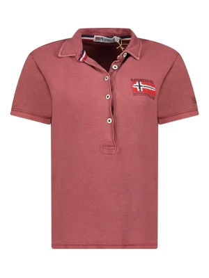 Geographical Norway Koszulka polo w kolorze czerwonym rozmiar: M