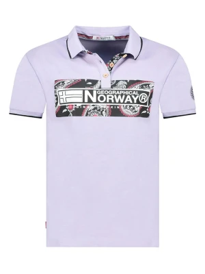 Geographical Norway Koszulka polo w kolorze fioletowym rozmiar: S