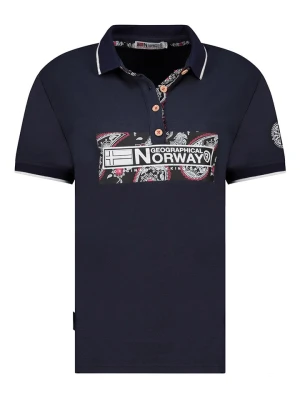 Geographical Norway Koszulka polo w kolorze granatowym rozmiar: L