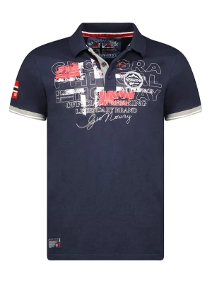 Geographical Norway Koszulka polo w kolorze granatowym rozmiar: S