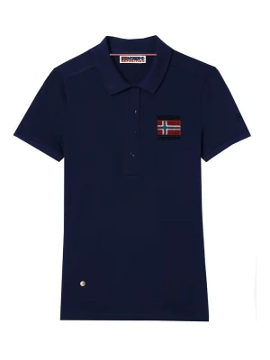 Geographical Norway Koszulka polo w kolorze granatowym rozmiar: S