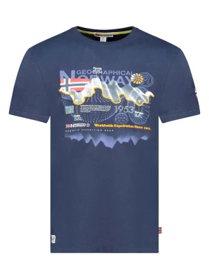Geographical Norway Koszulka "Vibe" w kolorze granatowym rozmiar: M