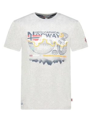 Geographical Norway Koszulka "Vibe" w kolorze jasnoszarym rozmiar: XL