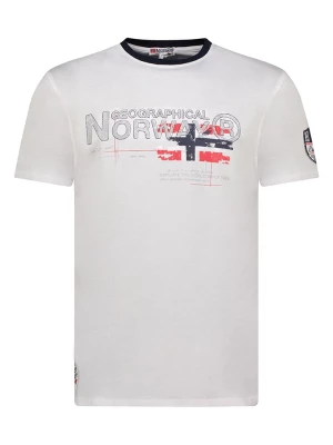 Geographical Norway Koszulka w kolorze białym rozmiar: 3XL